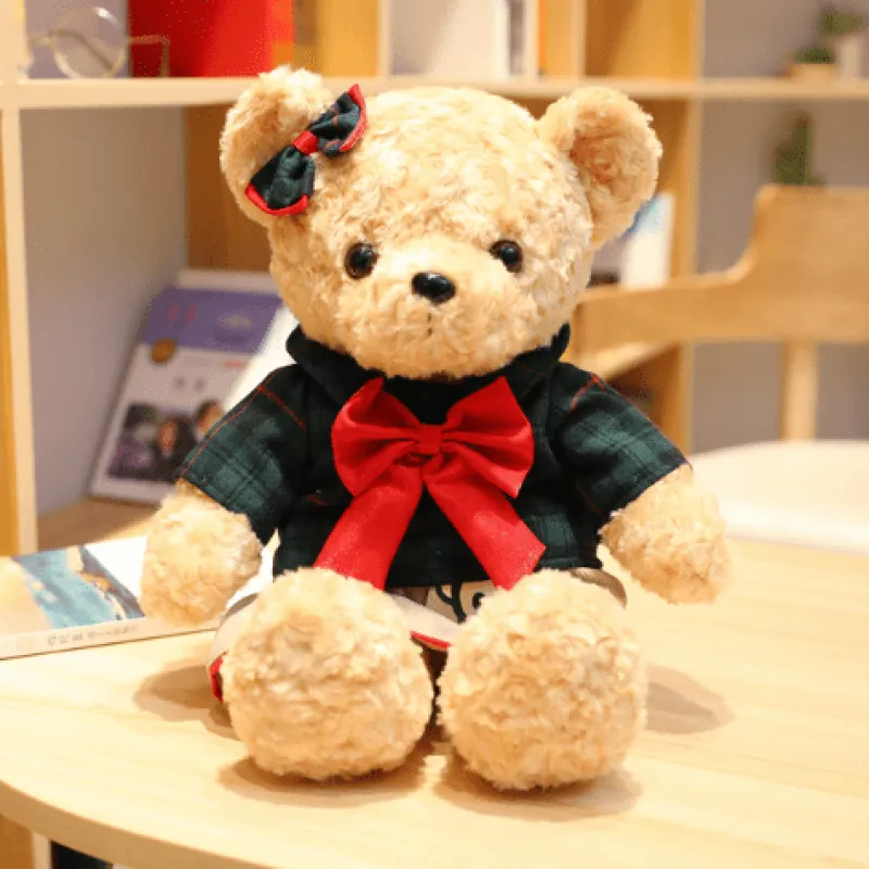 Plush Boutiques Ours^Ours en peluche avec un noeud