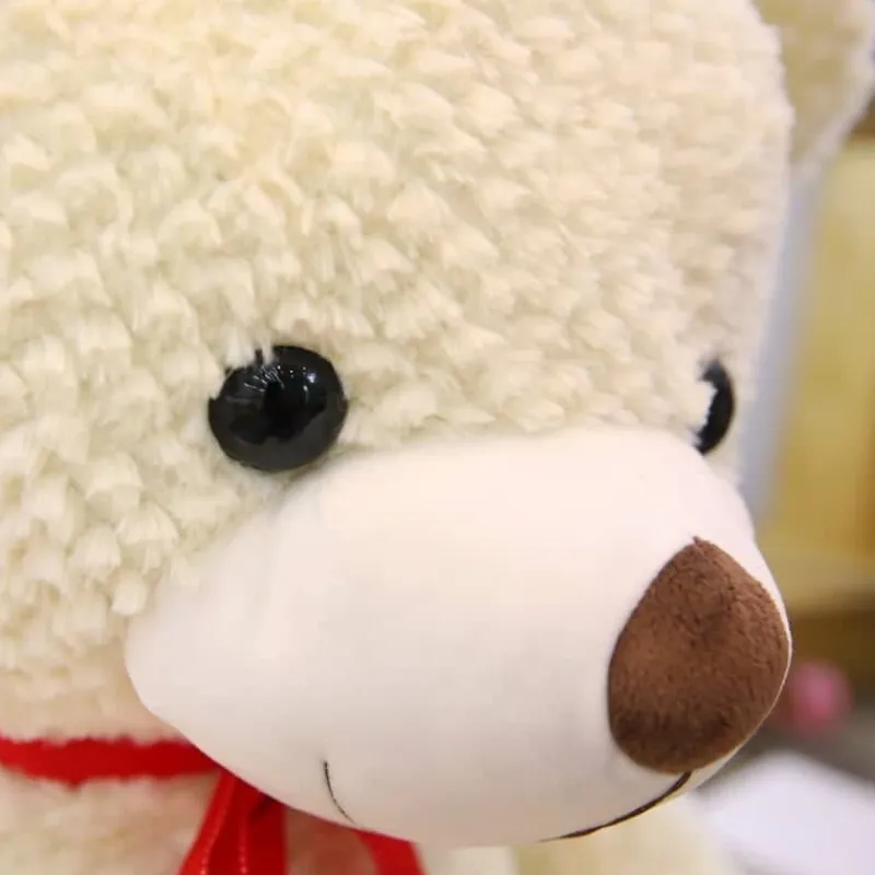 Plush Boutiques Ours^Ours en peluche blanc 90 cm