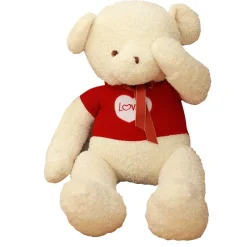 Plush Boutiques Ours^Ours en peluche blanc géant