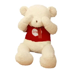 Plush Boutiques Ours^Ours en peluche blanc géant