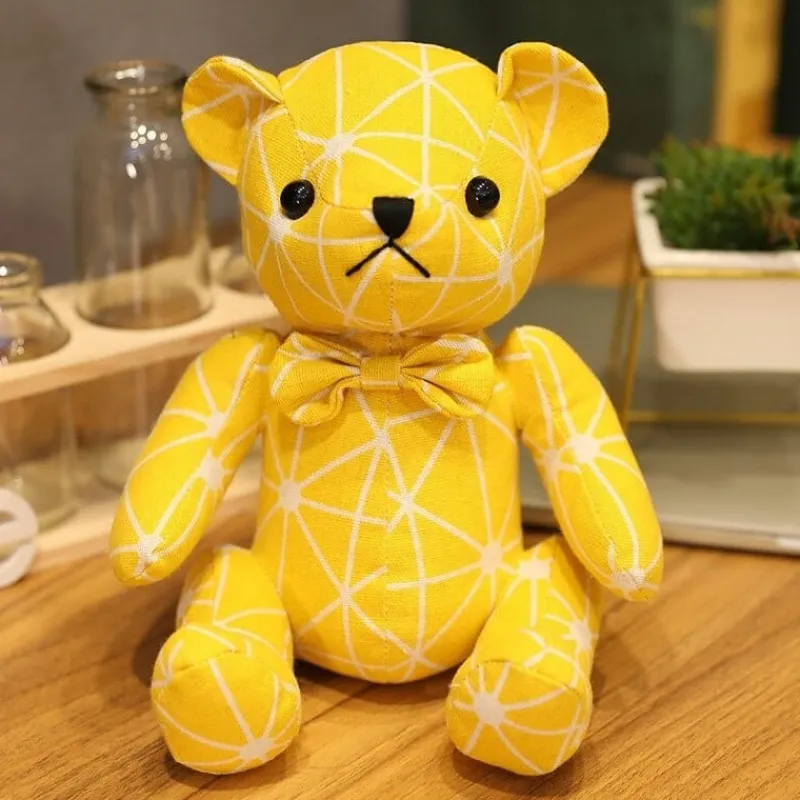 Plush Boutiques Ours^Ours en peluche doudou jaune