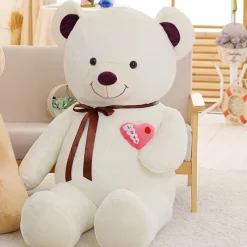 Plush Boutiques Ours^Ours en peluche grand et blanc