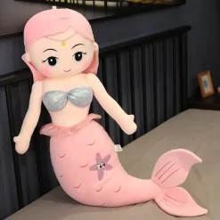 Plush Boutiques Géante^Peluche géante sirène rose