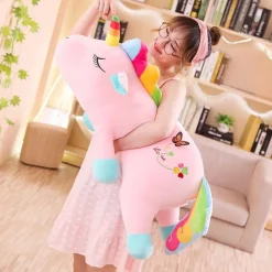 Plush Boutiques Licorne^Peluche licorne rose 80 cm